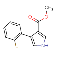 methyl 4-(2-fluorophenyl)-1H-pyrrole-3-carboxylate