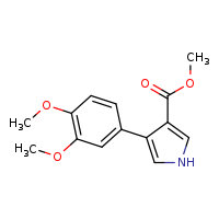 methyl 4-(3,4-dimethoxyphenyl)-1H-pyrrole-3-carboxylate