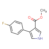 methyl 4-(4-fluorophenyl)-1H-pyrrole-3-carboxylate