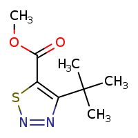 methyl 4-tert-butyl-1,2,3-thiadiazole-5-carboxylate