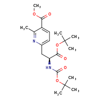 methyl 6-[(2S)-3-(tert-butoxy)-2-[(tert-butoxycarbonyl)amino]-3-oxopropyl]-2-methylpyridine-3-carboxylate