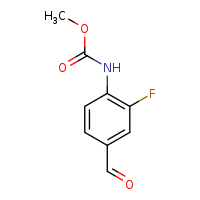 methyl N-(2-fluoro-4-formylphenyl)carbamate