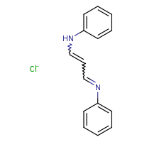 N-[(1E)-3-(phenylimino)prop-1-en-1-yl]aniline chloride