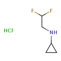 N-(2,2-difluoroethyl)cyclopropanamine hydrochloride