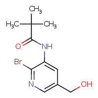 N-[2-bromo-5-(hydroxymethyl)pyridin-3-yl]-2,2-dimethylpropanamide