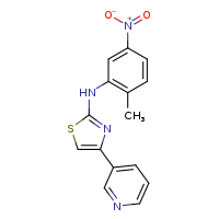 N-(2-methyl-5-nitrophenyl)-4-(pyridin-3-yl)-1,3-thiazol-2-amine