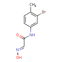 N-(3-bromo-4-methylphenyl)-2-(N-hydroxyimino)acetamide