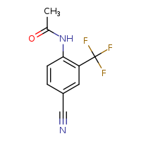 N-[4-cyano-2-(trifluoromethyl)phenyl]acetamide