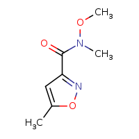 N-methoxy-N,5-dimethyl-1,2-oxazole-3-carboxamide