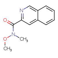 N-methoxy-N-methylisoquinoline-3-carboxamide