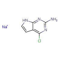 sodium 4-chloro-7H-pyrrolo[2,3-d]pyrimidin-2-amine