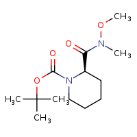 tert-butyl (2R)-2-[methoxy(methyl)carbamoyl]piperidine-1-carboxylate