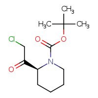 tert-butyl (2S)-2-(2-chloroacetyl)piperidine-1-carboxylate