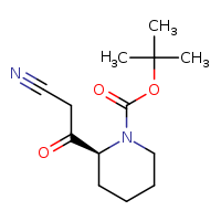 tert-butyl (2S)-2-(2-cyanoacetyl)piperidine-1-carboxylate