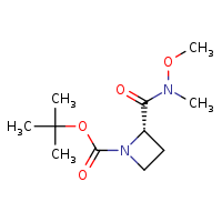 tert-butyl (2S)-2-[methoxy(methyl)carbamoyl]azetidine-1-carboxylate