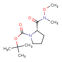 tert-butyl (2S)-2-[methoxy(methyl)carbamoyl]pyrrolidine-1-carboxylate