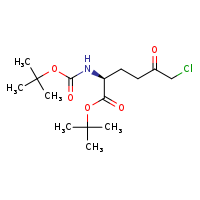 tert-butyl (2S)-2-[(tert-butoxycarbonyl)amino]-6-chloro-5-oxohexanoate