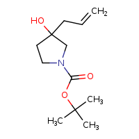 tert-butyl 3-hydroxy-3-(prop-2-en-1-yl)pyrrolidine-1-carboxylate