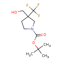 tert-butyl 3-(hydroxymethyl)-3-(trifluoromethyl)pyrrolidine-1-carboxylate
