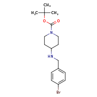 tert-butyl 4-{[(4-bromophenyl)methyl]amino}piperidine-1-carboxylate