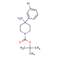 tert-butyl 4-amino-4-(3-bromophenyl)piperidine-1-carboxylate