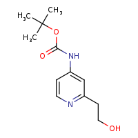 tert-butyl N-[2-(2-hydroxyethyl)pyridin-4-yl]carbamate