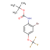 tert-butyl N-[2-bromo-4-(trifluoromethoxy)phenyl]carbamate