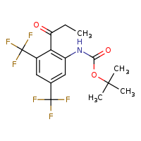 tert-butyl N-[2-propanoyl-3,5-bis(trifluoromethyl)phenyl]carbamate