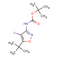 tert-butyl N-(5-tert-butyl-4-iodo-1,2-oxazol-3-yl)carbamate