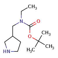 tert-butyl N-ethyl-N-(pyrrolidin-3-ylmethyl)carbamate