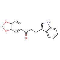 1-(2H-1,3-benzodioxol-5-yl)-3-(1H-indol-3-yl)propan-1-one