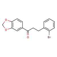 1-(2H-1,3-benzodioxol-5-yl)-3-(2-bromophenyl)propan-1-one