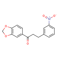 1-(2H-1,3-benzodioxol-5-yl)-3-(3-nitrophenyl)propan-1-one