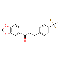 1-(2H-1,3-benzodioxol-5-yl)-3-[4-(trifluoromethyl)phenyl]propan-1-one