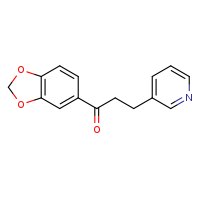 1-(2H-1,3-benzodioxol-5-yl)-3-(pyridin-3-yl)propan-1-one