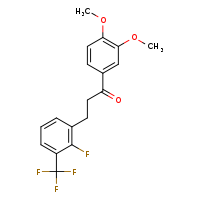 1-(3,4-dimethoxyphenyl)-3-[2-fluoro-3-(trifluoromethyl)phenyl]propan-1-one