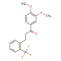 1-(3,4-dimethoxyphenyl)-3-[2-(trifluoromethyl)phenyl]propan-1-one