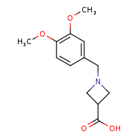 1-[(3,4-dimethoxyphenyl)methyl]azetidine-3-carboxylic acid