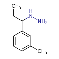 [1-(3-methylphenyl)propyl]hydrazine