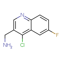 1-(4-chloro-6-fluoroquinolin-3-yl)methanamine
