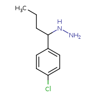 [1-(4-chlorophenyl)butyl]hydrazine