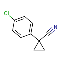 1-(4-chlorophenyl)cyclopropane-1-carbonitrile