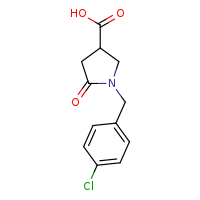 1-[(4-chlorophenyl)methyl]-5-oxopyrrolidine-3-carboxylic acid