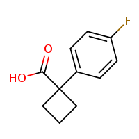1-(4-fluorophenyl)cyclobutane-1-carboxylic acid