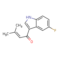 1-(5-fluoro-1H-indol-3-yl)-3-methylbut-2-en-1-one