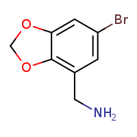 1-(6-bromo-2H-1,3-benzodioxol-4-yl)methanamine