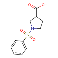 1-(benzenesulfonyl)pyrrolidine-3-carboxylic acid