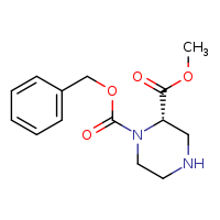 1-benzyl 2-methyl (2S)-piperazine-1,2-dicarboxylate