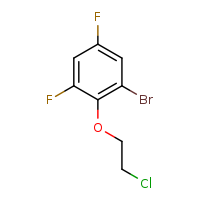 1-bromo-2-(2-chloroethoxy)-3,5-difluorobenzene