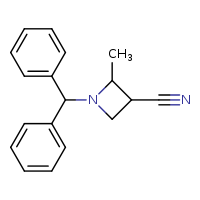 1-(diphenylmethyl)-2-methylazetidine-3-carbonitrile